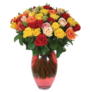 51 adet gül ve kaliteli vazo   Muş çiçek gönderme sitemiz güvenlidir 