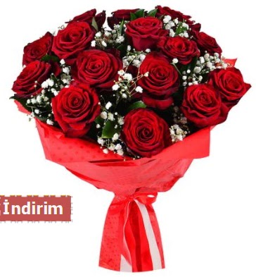 12 Adet kırmızı aşk gülleri  Muş çiçek satışı 